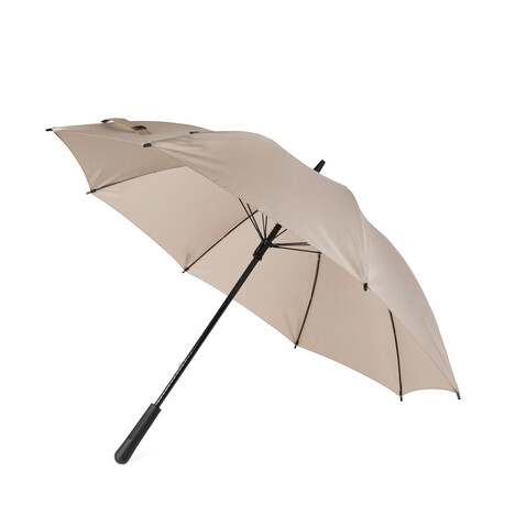 VINGA Baltimore AWARE™ RPET 23“ Regenschirm greige bedrucken, Art.-Nr. V850119