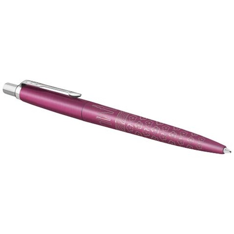 Parker Jotter SE Global Icons Kugelschreiber (blaue Mine), rosa bedrucken, Art.-Nr. 10793341