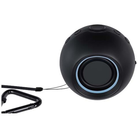 SCX.design S42 10 W Wasserdichter Bluetooth®-Lautsprecher, schwarz bedrucken, Art.-Nr. 1PX16490