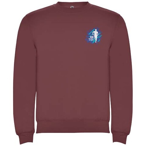 Clasica Sweatshirt mit Rundhalsausschnitt Unisex, Berry Red bedrucken, Art.-Nr. R10708U6