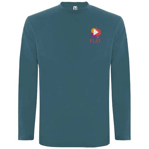 Extreme Langarmshirt für Herren, Storm blue bedrucken, Art.-Nr. R12178V6