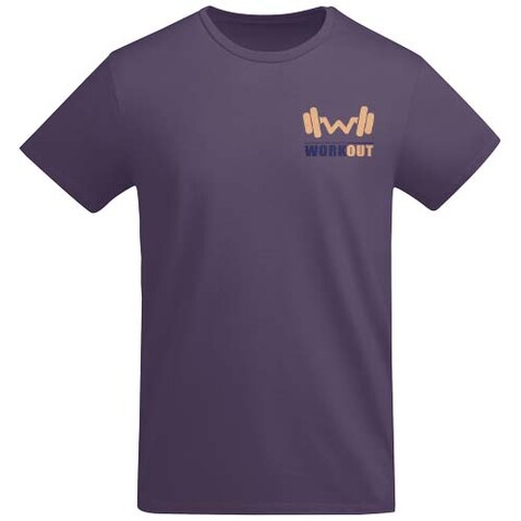 Breda T-Shirt aus Bio-Baumwolle für Herren, fliederfarben bedrucken, Art.-Nr. R66982W1
