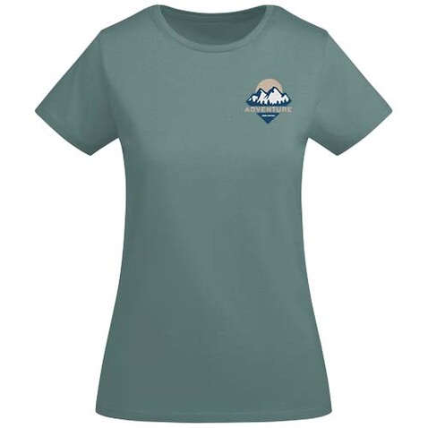 Breda T-Shirt aus Bio-Baumwolle für Damen, Calm Blue bedrucken, Art.-Nr. R6699A35