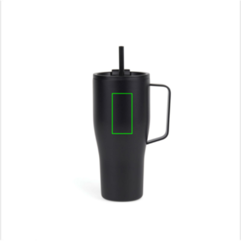 VINGA Eos Voyager 800ml Flasche aus RCS rec. Stainless-Steel schwarz, schwarz bedrucken, Art.-Nr. V4320401 VINGA Eos Voyager 800ml Flasche aus RCS rec. Stainless-Steel schwarz, schwarz bedrucken, Art.-Nr. V4320401