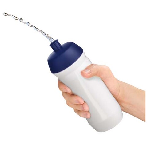 HydroFlex™ 500 ml Squeezy Sportflasche, schwarz, weiss bedrucken, Art.-Nr. 21044190