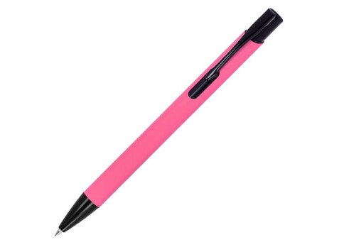 Alicante Soft Touch R-AL blaue Tinte - Rosa / Schwarz bedrucken, Art.-Nr. LT80604-N7602