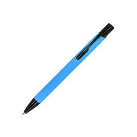 Alicante Soft Touch R-AL blaue Tinte - Hellblau / Schwarz bedrucken, Art.-Nr. LT80604-N1202
