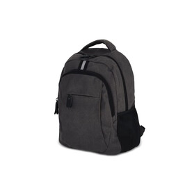 Rucksack Harper aus recyceltem Baumwoll-Canvas - Dunkelgrau bedrucken, Art.-Nr. LT95297-N0060