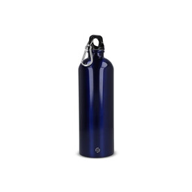 R-Edelstahl einwandige Flasche mit Karabiner 750ml - Dunkelblau bedrucken, Art.-Nr. LT98739-N0010