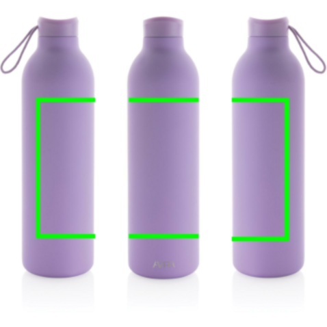 Avira Avior RCS recycelte Stainless-Steel Flasche 1L lila bedrucken, Art.-Nr. P438.019