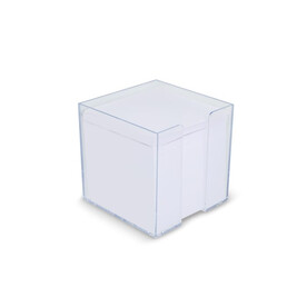 Notizzettel 10x10x10cm in Würfelbox - Transparent bedrucken, Art.-Nr. LT91763-N0004