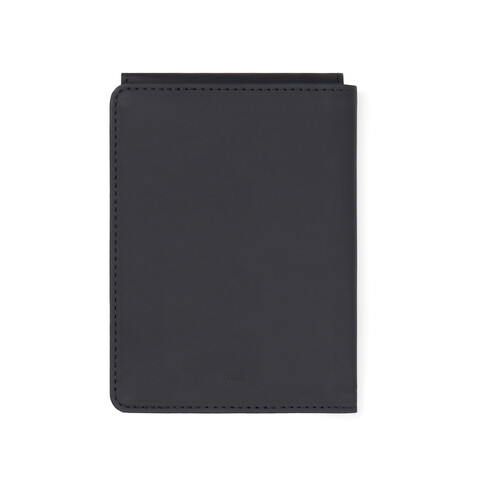 VINGA Baltimore RCS recycelte Polyester-RFID-Reisepasshülle schwarz bedrucken, Art.-Nr. V8200101 VINGA Baltimore RCS recycelte Polyester-RFID-Reisepasshülle schwarz bedrucken, Art.-Nr. V8200101