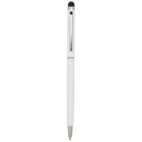 Ore Stylus Aluminium Kugelschreiber (blaue Mine), weiss bedrucken, Art.-Nr. 10625601