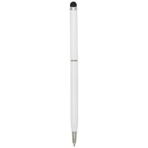 Ore Stylus Aluminium Kugelschreiber (blaue Mine), weiss bedrucken, Art.-Nr. 10625601