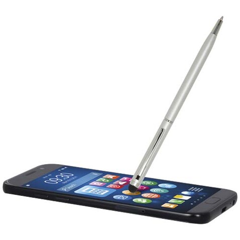 Ore Stylus Aluminium Kugelschreiber (blaue Mine), silber bedrucken, Art.-Nr. 10625681