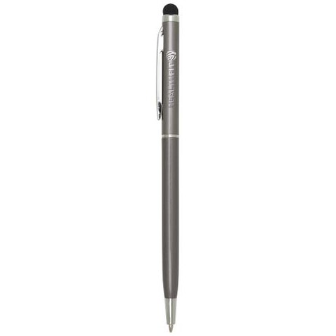 Ore Stylus Aluminium Kugelschreiber (blaue Mine), Titan bedrucken, Art.-Nr. 10625682