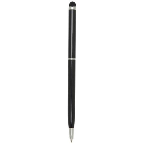 Ore Stylus Aluminium Kugelschreiber (blaue Mine), schwarz bedrucken, Art.-Nr. 10625690