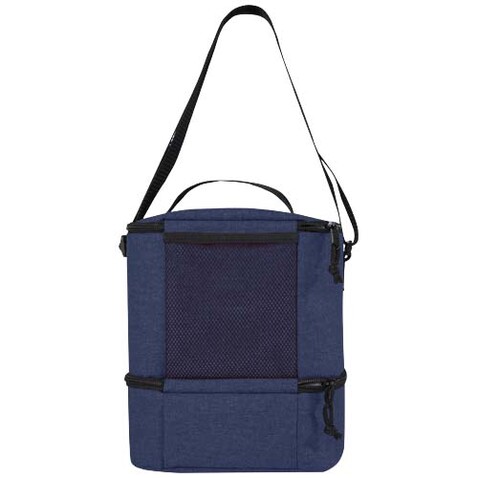 Tundra GRS rPET Lunch Kühltasche für 9 Dosen 9L, heather navy bedrucken, Art.-Nr. 12061555