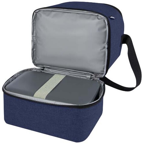 Tundra GRS rPET Lunch Kühltasche für 9 Dosen 9L, heather navy bedrucken, Art.-Nr. 12061555
