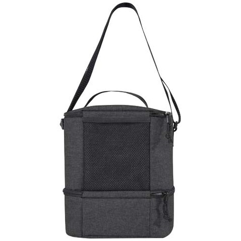Tundra GRS rPET Lunch Kühltasche für 9 Dosen 9L, Heather Charcoal bedrucken, Art.-Nr. 12061584