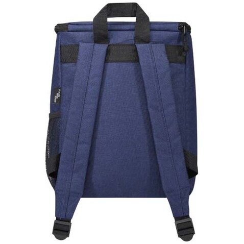 Tundra GRS rPET Kühlrucksack 12L, heather navy bedrucken, Art.-Nr. 12061655