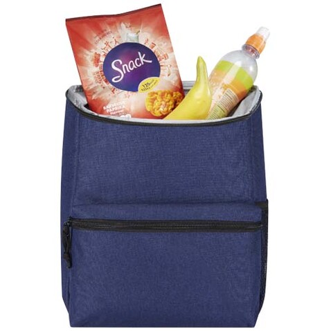 Tundra GRS rPET Kühlrucksack 12L, heather navy bedrucken, Art.-Nr. 12061655