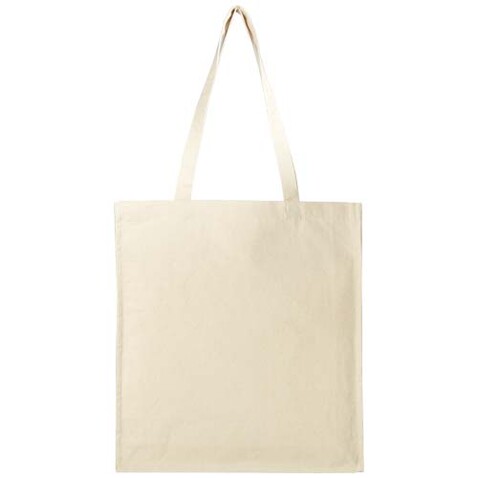 Florida 270 g/m² Tragetasche mit Seitenfalten 14L, natur bedrucken, Art.-Nr. 12073706