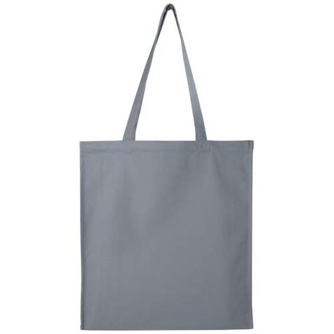 Florida 270 g/m² Tragetasche mit Seitenfalten 14L, grau bedrucken, Art.-Nr. 12073782