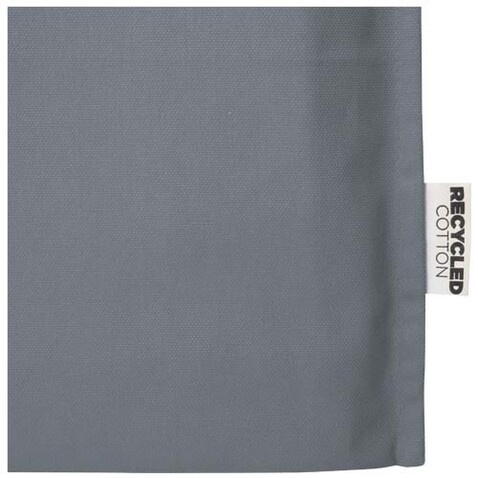 Florida 270 g/m² Tragetasche mit Seitenfalten 14L, grau bedrucken, Art.-Nr. 12073782