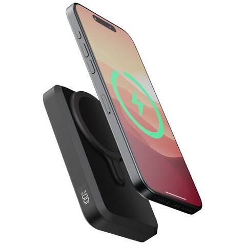 Xtorm FS5W101 10.000 mAh magnetische kabellose Powerbank, schwarz bedrucken, Art.-Nr. 12441390