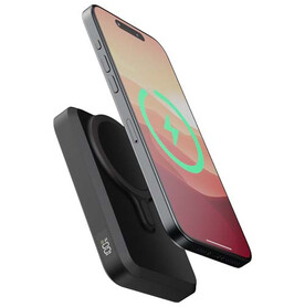 Xtorm FS5W101 10.000 mAh magnetische kabellose Powerbank, schwarz bedrucken, Art.-Nr. 12441390