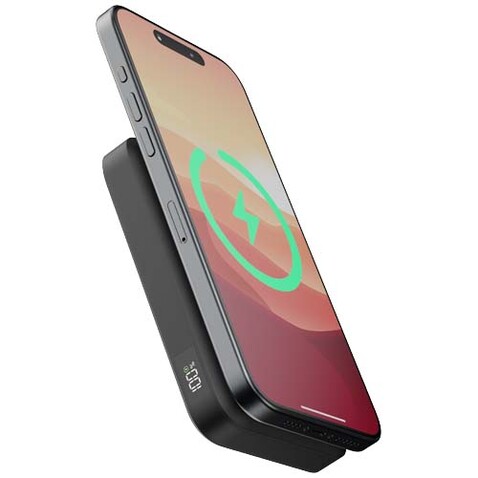 Xtorm FS5W101 10.000 mAh magnetische kabellose Powerbank, schwarz bedrucken, Art.-Nr. 12441390