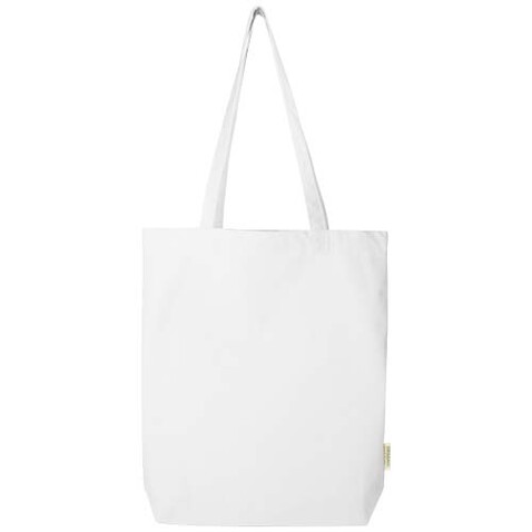 Orissa 270 g/m² Tragetasche aus Bio-Baumwolle 10L, weiss bedrucken, Art.-Nr. 13006401