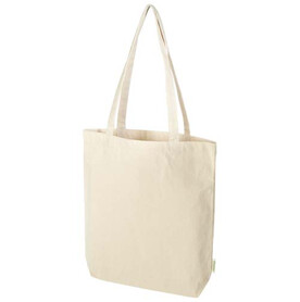 Orissa 270 g/m² Tragetasche aus Bio-Baumwolle 10L, natur bedrucken, Art.-Nr. 13006406