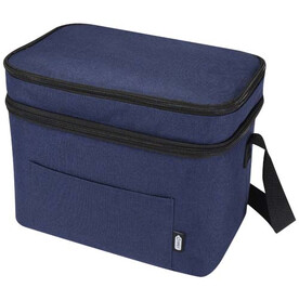 Tundra GRS RPET Kühltasche 13L, heather navy bedrucken, Art.-Nr. 13006655