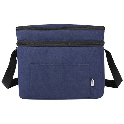 Tundra GRS RPET Kühltasche 13L, heather navy bedrucken, Art.-Nr. 13006655