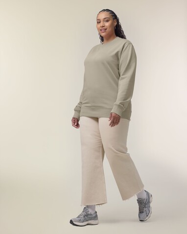 Changer 2.0 - Das Iconic Rundhals-Unisex-Sweatshirt - Stone - XL bedrucken, Art.-Nr. STSU178C3581X