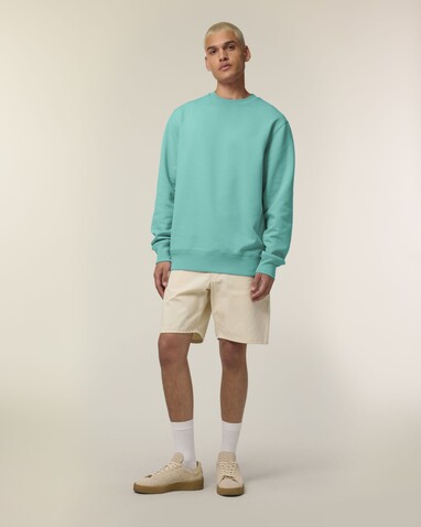 Changer 2.0 - Das Iconic Rundhals-Unisex-Sweatshirt - Pool Blue - S bedrucken, Art.-Nr. STSU178C3571S