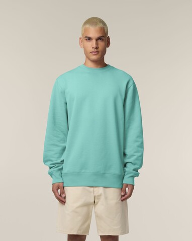 Changer 2.0 - Das Iconic Rundhals-Unisex-Sweatshirt - Pool Blue - M bedrucken, Art.-Nr. STSU178C3571M
