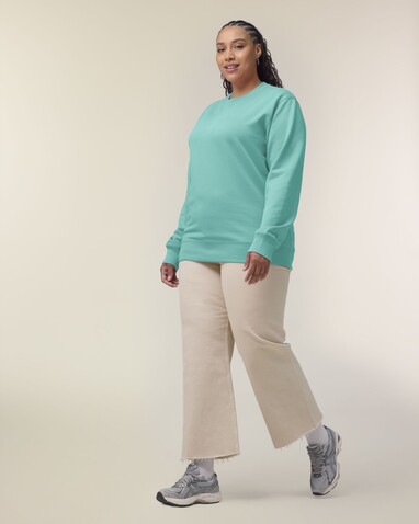 Changer 2.0 - Das Iconic Rundhals-Unisex-Sweatshirt - Pool Blue - L bedrucken, Art.-Nr. STSU178C3571L