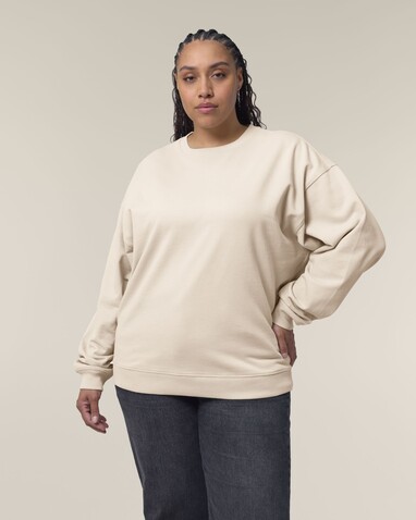 Radder 2.0 - Das Oversized Rundhals-Unisex-Sweatshirt - Cream - S bedrucken, Art.-Nr. STSU208C3611S Radder 2.0 - Das Oversized Rundhals-Unisex-Sweatshirt - Cream - S bedrucken, Art.-Nr. STSU208C3611S