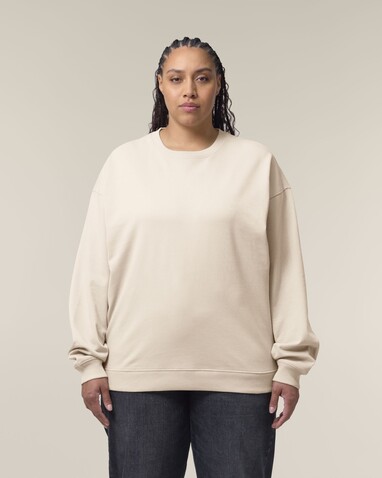 Radder 2.0 - Das Oversized Rundhals-Unisex-Sweatshirt - Cream - XS bedrucken, Art.-Nr. STSU208C361XS