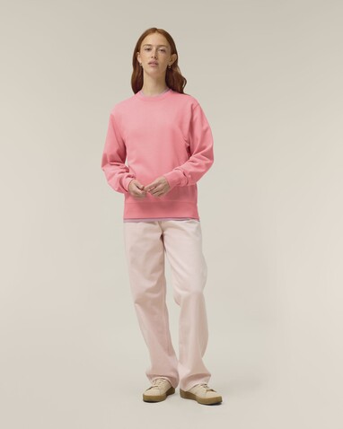 Matcher - Das Rundhals-Unisex-Sweatshirt aus French Terry - Pink Joy - L bedrucken, Art.-Nr. STSU799C3601L