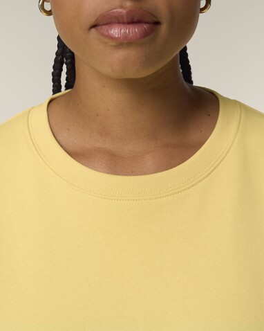 Stella Alma - Das Iconic Damen-Rundhals-Sweatshirt - Viva Yellow - XS bedrucken, Art.-Nr. STSW212C356XS