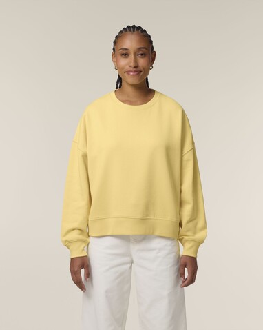 Stella Alma - Das Iconic Damen-Rundhals-Sweatshirt - Viva Yellow - S bedrucken, Art.-Nr. STSW212C3561S
