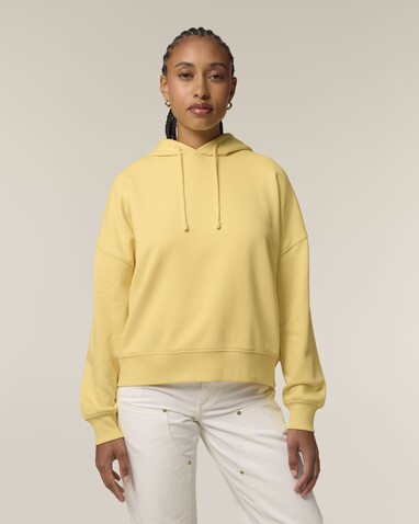 Stella Nora - Der Iconic Damen-Hoodie - Viva Yellow - M bedrucken, Art.-Nr. STSW213C3561M