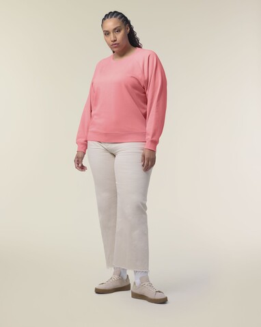 Stella Clara - Das Damen-Raglan-Rundhals-Sweatshirt - Pink Joy - L bedrucken, Art.-Nr. STSW217C3601L