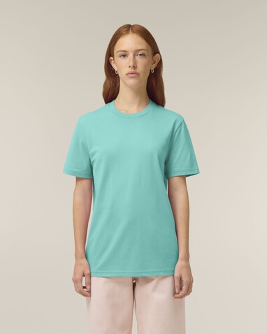 Creator 2.0 - Das Iconic Unisex-T-Shirt - Pool Blue - M bedrucken, Art.-Nr. STTU169C3571M