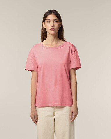 Stella Serena - Das Damen-T-Shirt mit weitem Rundhalsausschnitt - Pink Joy - S bedrucken, Art.-Nr. STTW173C3601S