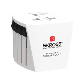 SKROSS World Travel Adapter MUV Micro weiß bedrucken, Art.-Nr. RB1.102.500-E SKROSS World Travel Adapter MUV Micro weiß bedrucken, Art.-Nr. RB1.102.500-E